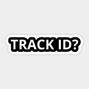 track id Sticker